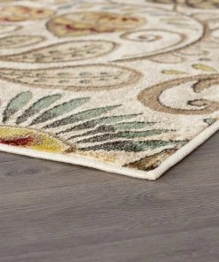 Promo 🎁 Tayse Rugs Giselle Transitional Floral Area Rug, Ivory, 7'10'' X 10'3'' 🤩 -Cheap Rugs Store 9571973102d91c9b 2870 w800 h800 b0 p0
