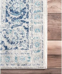 Buy 🤩 NuLOOM Centerpiece Area Rug, Light Blue, 2'8"x8' ✨