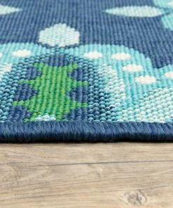 Discount 👍 Newcastle Home Madelina Medallion Blue And Green Indoor Or Outdoor Area Rug, 7'10"x10'10" 💯 -Cheap Rugs Store 9be1f0e20e983ea5 6098 w800 h800 b0 p0