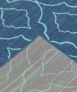 Buy 😀 Newcastle Home Madelina Lattice Navy And Blue Indoor Or Outdoor Area Rug, 6'7"x9'6" ✨ -Cheap Rugs Store 9c5191e70ef507e7 7956 w800 h800 b0 p0