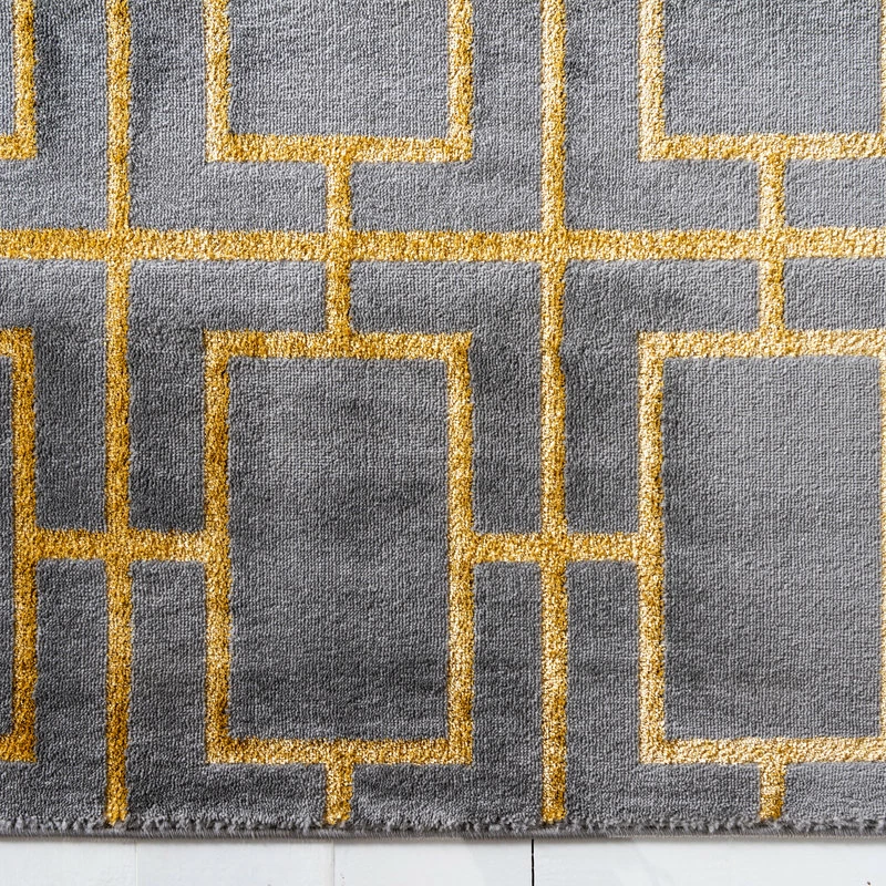 Budget 😀 Unique Loom Marilyn Monroe Gray/Gold Deco Glam Area Rug, 5'x8" ✨ 4 Budget 😀 Unique Loom Marilyn Monroe Gray/Gold Deco Glam Area Rug, 5'x8" ✨ - Image 4