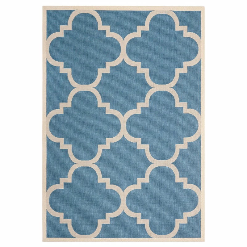 Best deal ❤️ Safavieh Courtyard CY6243 Indoor/Outdoor Rug, Blue/Beige, 6'7" X 9'6" 😀 2 Best deal ❤️ Safavieh Courtyard CY6243 Indoor/Outdoor Rug, Blue/Beige, 6'7" X 9'6" 😀 - Image 2