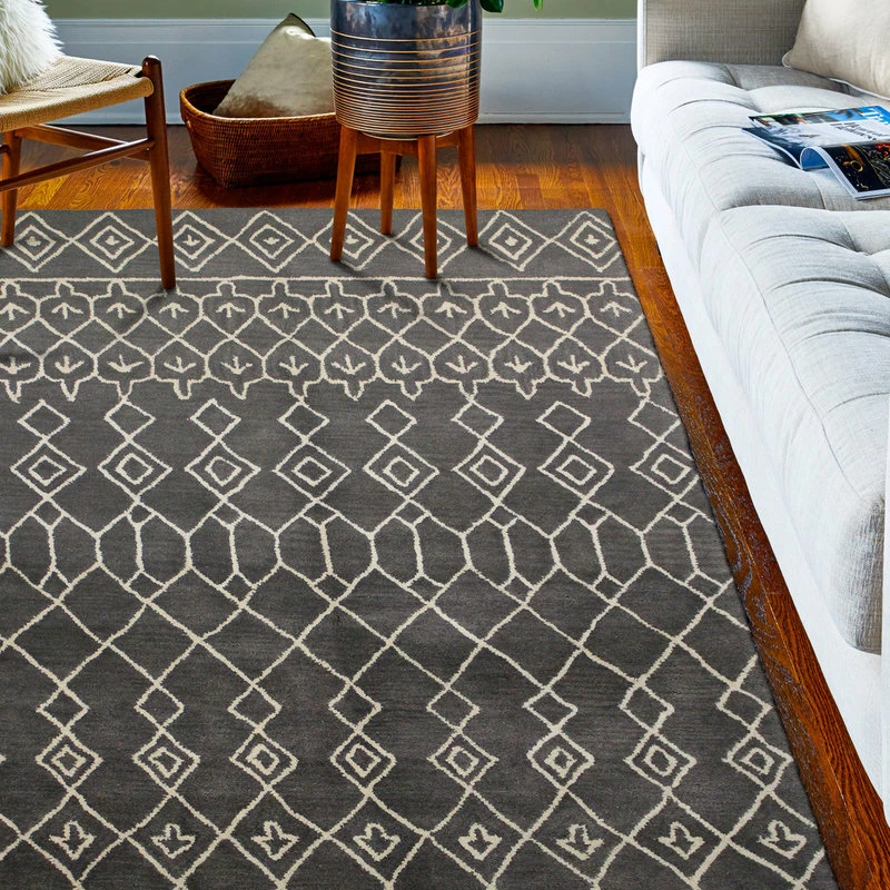 Best Sale 🎉 Bashian Avalon Area Rug, Charcoal, 2.6'x8' 🛒 6 Best Sale 🎉 Bashian Avalon Area Rug, Charcoal, 2.6'x8' 🛒 - Image 6