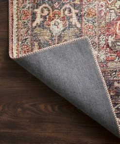 Cheapest 🌟 Loloi Rugs Spice, Marine Printed Polyester Layla Area Rug By Loloi II, 7'6"x9'6" 🎁 -Cheap Rugs Store 9fd127850f5a9256 9438 w800 h800 b0 p0