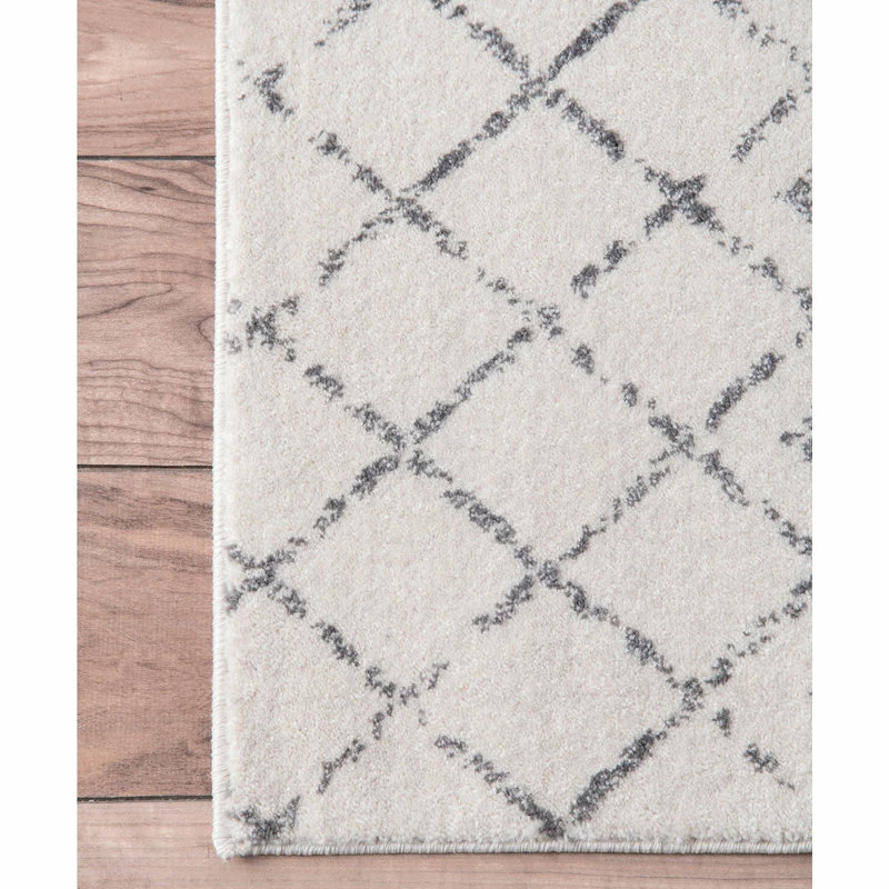 Discount ✔️ NuLOOM Moroccan Blythe Contemporary Area Rug, Gray, 4'x6' ✔️ 5 Discount ✔️ NuLOOM Moroccan Blythe Contemporary Area Rug, Gray, 4'x6' ✔️ - Image 5