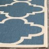 Best deal ❤️ Safavieh Courtyard CY6243 Indoor/Outdoor Rug, Blue/Beige, 6'7" X 9'6" 😀