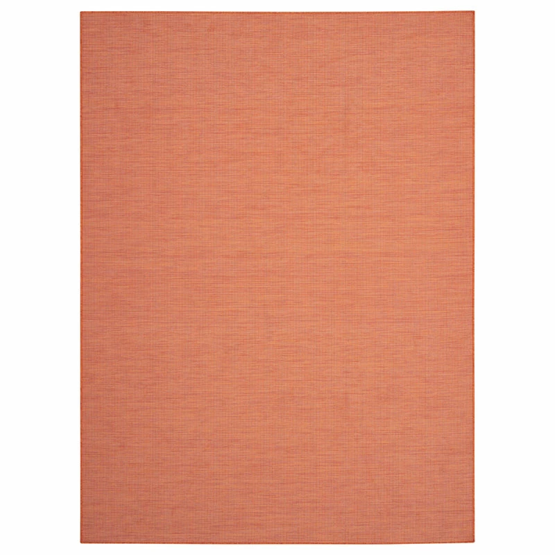 Wholesale π€© Nourison Positano Casual Solid Terracotta 8' X 10' Indoor Outdoor Area Rug β¨ 2 Wholesale π€© Nourison Positano Casual Solid Terracotta 8' X 10' Indoor Outdoor Area Rug β¨ - Image 2