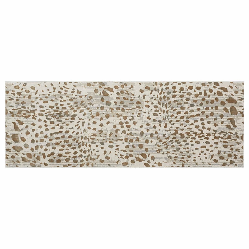 Promo ✨ Feizy Rugs Weave & Wander Vanhorn Metallic Animal Print Rug, Beige, 2'10"x7'10" 👍 2 Promo ✨ Feizy Rugs Weave & Wander Vanhorn Metallic Animal Print Rug, Beige, 2'10"x7'10" 👍 - Image 2