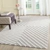 Budget 🎁 Safavieh Cambridge Collection CAM129 Rug, Silver/Ivory, 10' Square 😍