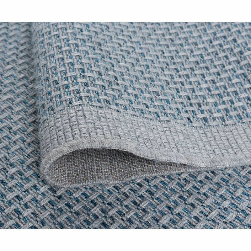 Hot Sale โจ Tayse Rugs Largo Modern Solid Blue Rectangle Easy-Care Indoor/Outdoor Area Rug, 5'x7' ๐ 5 Hot Sale โจ Tayse Rugs Largo Modern Solid Blue Rectangle Easy-Care Indoor/Outdoor Area Rug, 5'x7' ๐ - Image 5