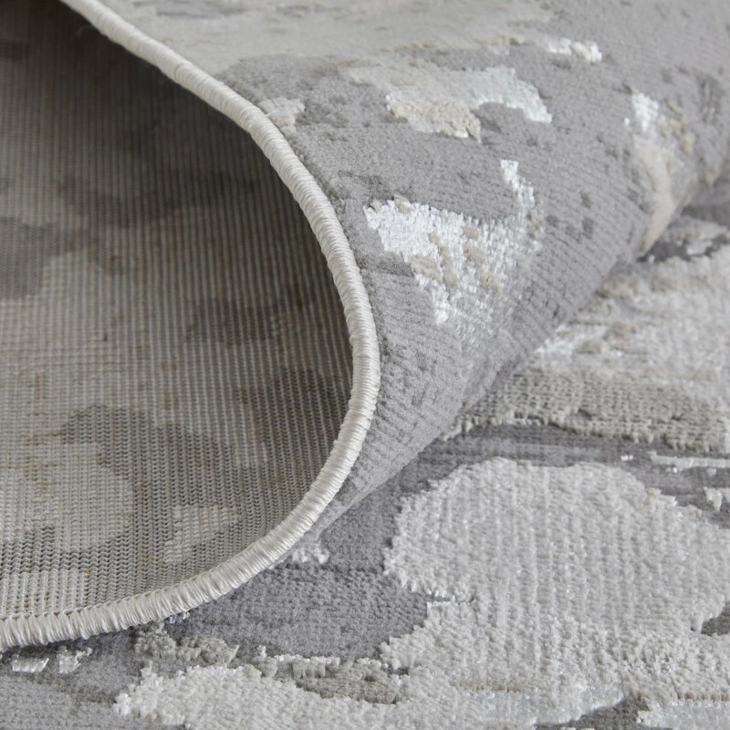 Best Pirce 🔔 Feizy Rugs Weave & Wander Orin Modern Metallic Fluid Rug, Silver/Gray, 8'x11' 😀 5 Best Pirce 🔔 Feizy Rugs Weave & Wander Orin Modern Metallic Fluid Rug, Silver/Gray, 8'x11' 😀 - Image 5