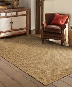 Buy โค๏ธ Newcastle Home Key West Indoor And Outdoor Sisal Look Tan And Rug, 5'3"x7'6" ๐ฅฐ