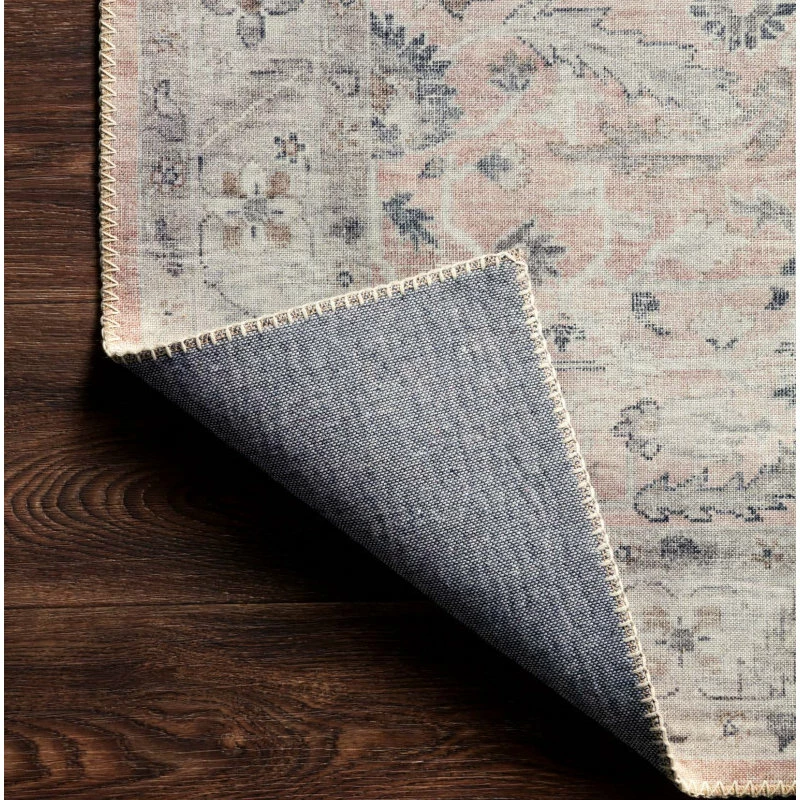 Best Sale ❤️ Loloi Rugs Loloi II Printed Hathaway Blush Ivory Area Rug, 7'6"x9'6" ⭐ 3 Best Sale ❤️ Loloi Rugs Loloi II Printed Hathaway Blush Ivory Area Rug, 7'6"x9'6" ⭐ - Image 3