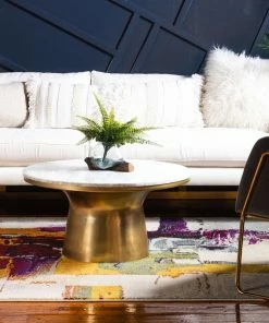 Buy 😉 Unique Loom Beige Estrella Regis 9' 0 X 12' 0 Area Rug ⭐