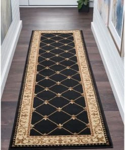Coupon 🎉 Tayse Rugs Orleans Traditional Border Area Rug, Black, 2'3''x7'3'' 🥰 13 Coupon 🎉 Tayse Rugs Orleans Traditional Border Area Rug, Black, 2'3''x7'3'' 🥰 -Cheap Rugs Store b63106540d12701b 5931 w800 h800 b0 p0