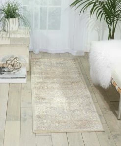 Hot Sale โญ Nourison Graphic Illusions Rug, Ivory, 2'3"x8' Runner ๐งจ