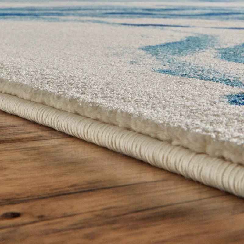 Outlet 🛒 Feizy Rugs Weave And Wander Omari Contemporary Watercolor Rug, Atlantic, 5' X 8' 😉 14 Outlet 🛒 Feizy Rugs Weave And Wander Omari Contemporary Watercolor Rug, Atlantic, 5' X 8' 😉 - Image 14