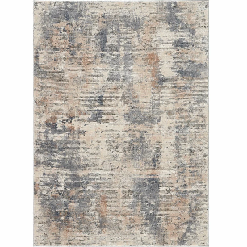 Discount ✨ Nourison Rustic Textures Area Rug, Beige/Gray, 5'3"x7'3" 💯 2 Discount ✨ Nourison Rustic Textures Area Rug, Beige/Gray, 5'3"x7'3" 💯 - Image 2