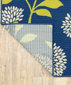 Best Pirce 🥰 Newcastle Home Coronado Indoor And Outdoor Floral Blue And Green Rug, 7'10"x10'10" 👍 -Cheap Rugs Store bb713cdc0ef50218 1088 w800 h800 b0 p0