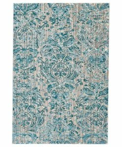 Best reviews of 😉 Feizy Rugs Weave & Wander Arsene Scroll Print Textured Rug, Aqua, 5'3"x7'6" ❤️ -Cheap Rugs Store bc41db390185ab94 4310 w800 h800 b1 p0