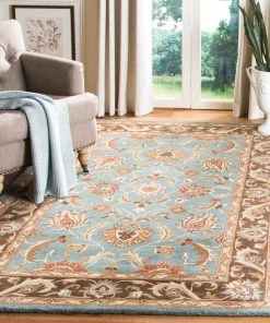 Brand new 👏 Safavieh Heritage Collection HG812 Rug, Blue/Brown, 7'6" X 9'6" ⭐