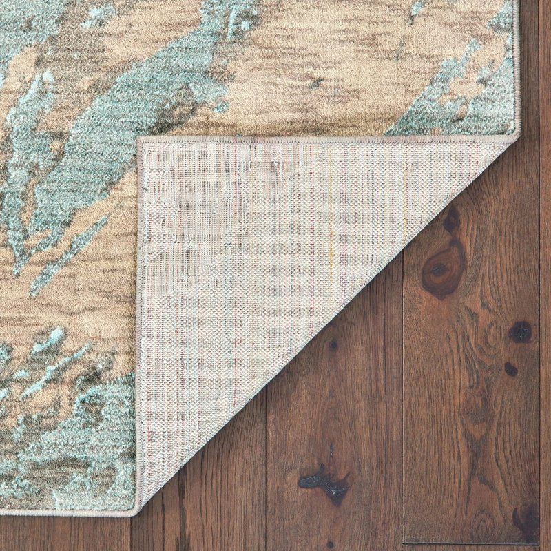 Discount ❤️ Newcastle Home Casa Marble Rug, Blue And Gray, 7'10"x10'10" 😀 7 Discount ❤️ Newcastle Home Casa Marble Rug, Blue And Gray, 7'10"x10'10" 😀 - Image 7