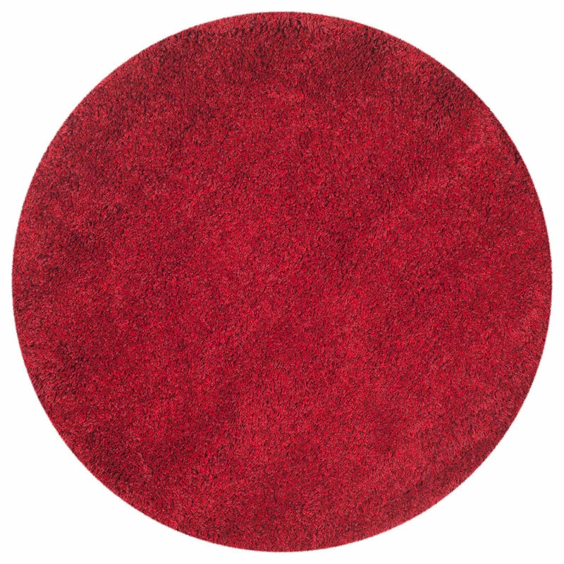 Best Pirce 🎉 Safavieh California Shag Collection SG151 Rug, Red, 4' Round 🌟 3 Best Pirce 🎉 Safavieh California Shag Collection SG151 Rug, Red, 4' Round 🌟 - Image 3