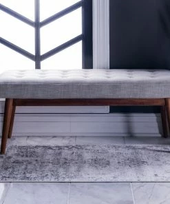 Hot Sale 😍 Unique Loom Gray Casino Sofia 2'x6'7" Runner Rug 🔥