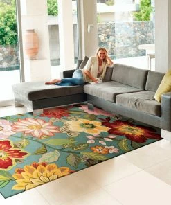 Outlet 🎉 Nourison Fantasy Area Rug, Aqua, 8'x10'6" 🥰 7 Outlet 🎉 Nourison Fantasy Area Rug, Aqua, 8'x10'6" 🥰 -Cheap Rugs Store c2811ebe09e581b8 2301 w800 h800 b0 p0