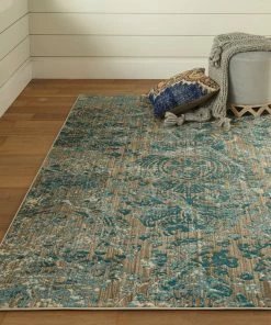 Best reviews of 😉 Feizy Rugs Weave & Wander Arsene Scroll Print Textured Rug, Aqua, 5'3"x7'6" ❤️ -Cheap Rugs Store c2e1b7500185ab99 4310 w800 h800 b0 p0