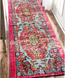 Deals 🎉 NuLOOM Mosaic Medallion Area Rug, Multi, 5'3"x7'7" 👏 -Cheap Rugs Store c301adab0e964baf 8451 w800 h800 b0 p0