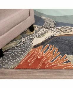 Cheap ❤️ Liora Manne Ravella Akumal Indoor/Outdoor Rug, Ocean, 2'6x4' 🔥 -Cheap Rugs Store c361e33400d0a4af 4819 w800 h800 b0 p0