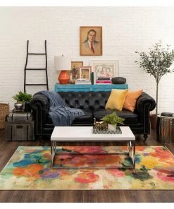 Brand new ✔️ Mohawk Home Mohawk Prismatic Blossoms Rug, 5'x8' 🤩 -Cheap Rugs Store c411aa1b006b26f4 1219 w800 h800 b0 p0