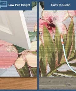 Wholesale 🥰 Liora Manne Marina Tropical Floral Indoor/Outdoor Rug, Multi, 7'10"x9'10" 🧨 -Cheap Rugs Store c4e1139202d6e0cb 0315 w800 h800 b0 p0