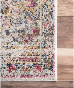 Discount ⭐ NuLOOM Sunny Wildflower Medallion Area Rug, Pink, 9'x12' 🧨 -Cheap Rugs Store c521b1500e965f10 3273 w800 h800 b0 p0