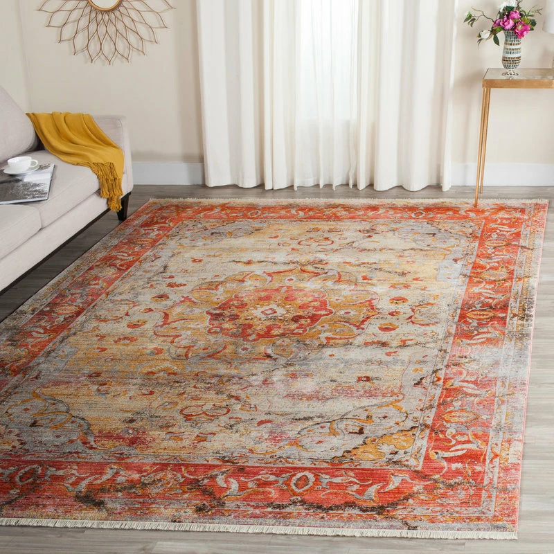 Top 10 💯 Safavieh Vintage Persian Collection VTP435 Rug, Saffron/Cream, 8' X 10' 🎉 1 Top 10 💯 Safavieh Vintage Persian Collection VTP435 Rug, Saffron/Cream, 8' X 10' 🎉