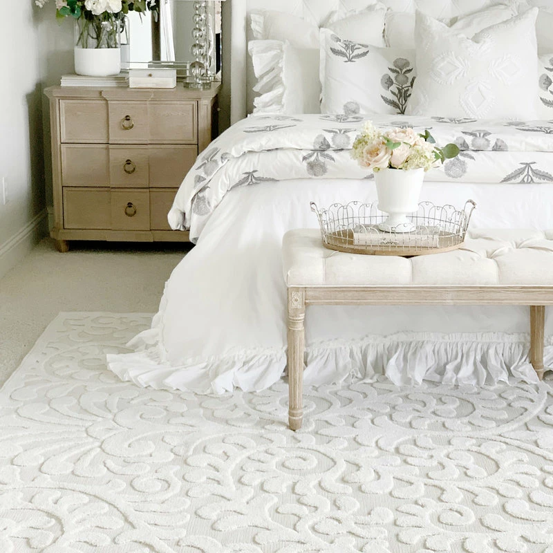 Outlet 🎉 Orian Rugs My Texas House By Orian Boucle Bluebonnets Natural Area Rug, 9'x13' 🎉 4 Outlet 🎉 Orian Rugs My Texas House By Orian Boucle Bluebonnets Natural Area Rug, 9'x13' 🎉 - Image 4