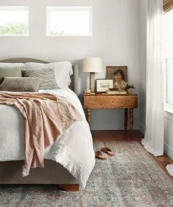 Cheapest ๐ Loloi Rugs Chris Loves Julia X Loloi Jules Lagoon/Brick 7'-6" X 9'-6" Area Rug ๐