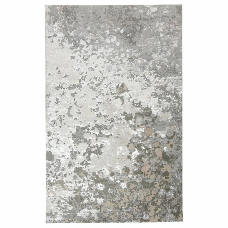 Best Pirce 🔔 Feizy Rugs Weave & Wander Orin Modern Metallic Fluid Rug, Silver/Gray, 8'x11' 😀 2 Best Pirce 🔔 Feizy Rugs Weave & Wander Orin Modern Metallic Fluid Rug, Silver/Gray, 8'x11' 😀 - Image 2