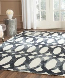 Top 10 🎉 Safavieh Dip Dye Collection DDY675 Rug, Ivory/Graphite, 8'x10' 🎁