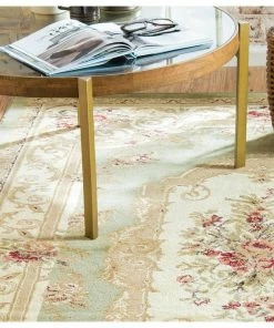 Flash Sale 🌟 Rug Unique Loom Versailles Green Rectangular 6' 0 X 9' 0 🧨 -Cheap Rugs Store ce916e6509943290 3748 w800 h800 b0 p0