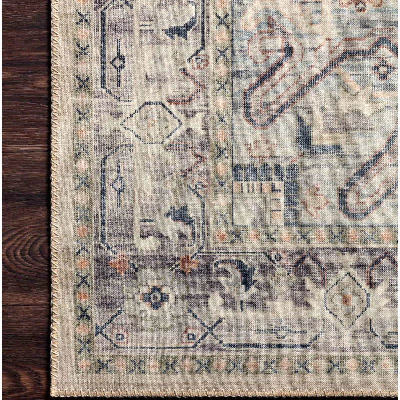 Buy 😉 Loloi Rugs HTH-07 Multi Ivory Printed Hathaway Area Rug By Loloi II, 7'-6" X 9'-6" 👍 6 Buy 😉 Loloi Rugs HTH-07 Multi Ivory Printed Hathaway Area Rug By Loloi II, 7'-6" X 9'-6" 👍 - Image 6