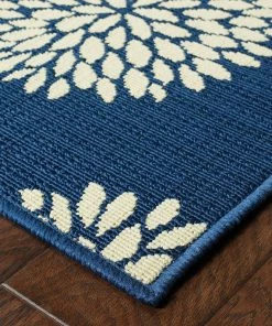 Best Pirce 🥰 Newcastle Home Coronado Indoor And Outdoor Floral Blue And Green Rug, 7'10"x10'10" 👍 -Cheap Rugs Store cfe1dc6e0ef50205 1088 w800 h800 b0 p0