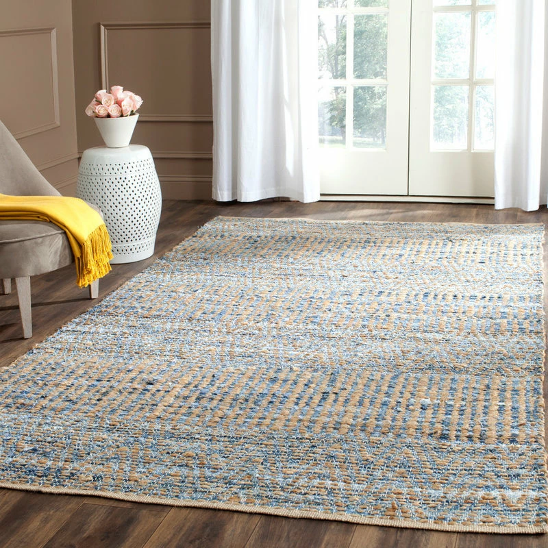 Coupon 🥰 Safavieh Cape Cod Collection CAP353 Rug, Natural/Blue, 2'x3' 🔥 1 Coupon 🥰 Safavieh Cape Cod Collection CAP353 Rug, Natural/Blue, 2'x3' 🔥