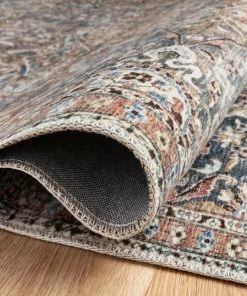 Discount ❤️ Loloi Rugs Chris Loves Julia X Loloi Jules Denim/Spice 7'-6" X 9'-6" Area Rug 🔔 -Cheap Rugs Store d0415ca20163b794 0510 w800 h800 b0 p0