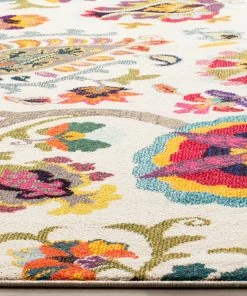 Hot Sale 💯 Safavieh Monaco Collection MNC229 Rug, Ivory/Multi, 5'1" X 7'7" ✔️ -Cheap Rugs Store d0a18ef80b3ff03d 5525 w800 h800 b0 p0