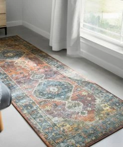 Best reviews of 🧨 Loloi Rugs Rust Blue Printed Polyester Skye Area Rug By Loloi II, 7'-6" X 9'-6" 🤩 -Cheap Rugs Store d691662f0f7d1705 9712 w800 h800 b0 p0
