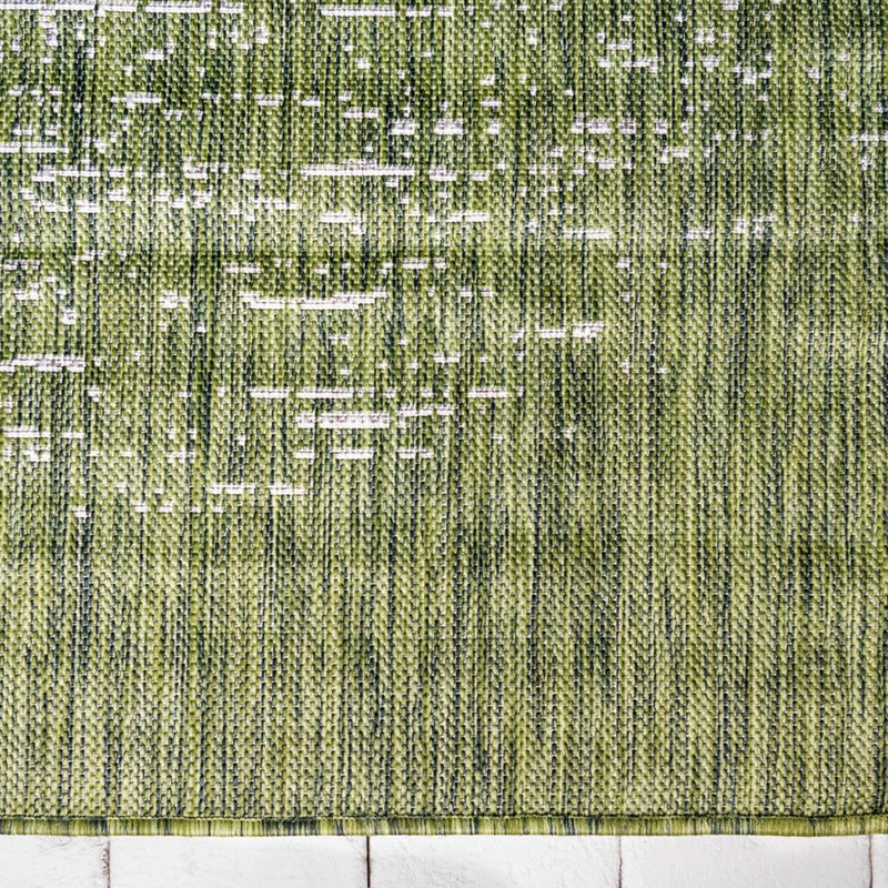 Flash Sale 😍 Unique Loom Green Ombre Outdoor 5' X 8' Area Rug 🤩 3 Flash Sale 😍 Unique Loom Green Ombre Outdoor 5' X 8' Area Rug 🤩 - Image 3