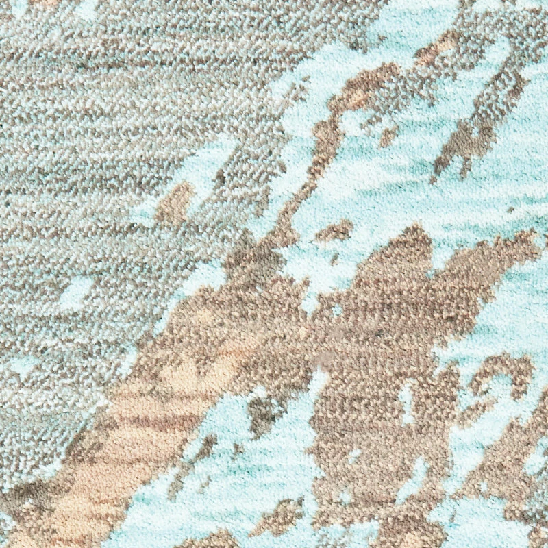 Discount ❤️ Newcastle Home Casa Marble Rug, Blue And Gray, 7'10"x10'10" 😀 6 Discount ❤️ Newcastle Home Casa Marble Rug, Blue And Gray, 7'10"x10'10" 😀 - Image 6