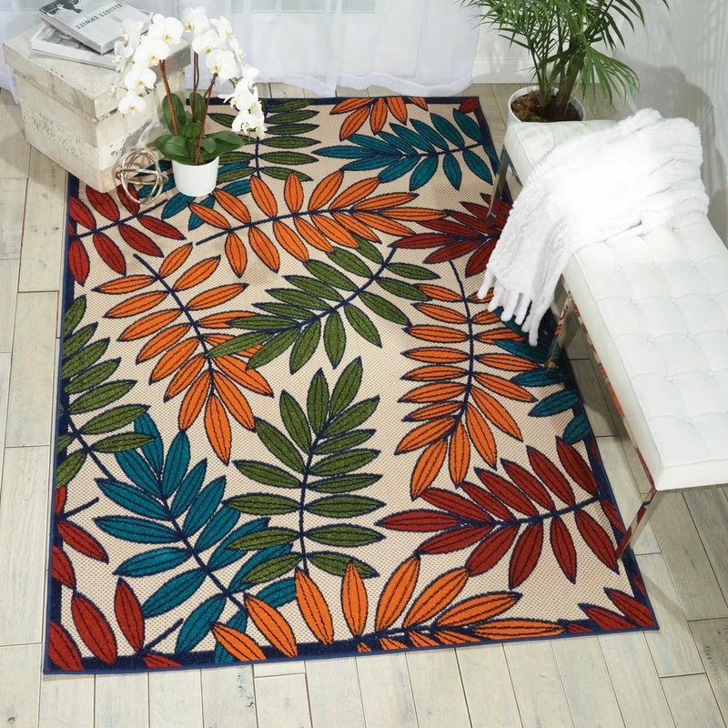 Best deal ๐งจ Nourison Aloha Multicolor 8 Ft. X 11 Ft. Botanical Contemporary Indoor/Outdoor Area Rug ๐ 1 Best deal ๐งจ Nourison Aloha Multicolor 8 Ft. X 11 Ft. Botanical Contemporary Indoor/Outdoor Area Rug ๐